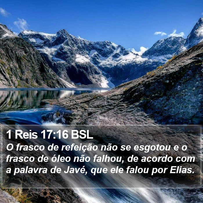 1 Reis 17:16 BSL Bible Study