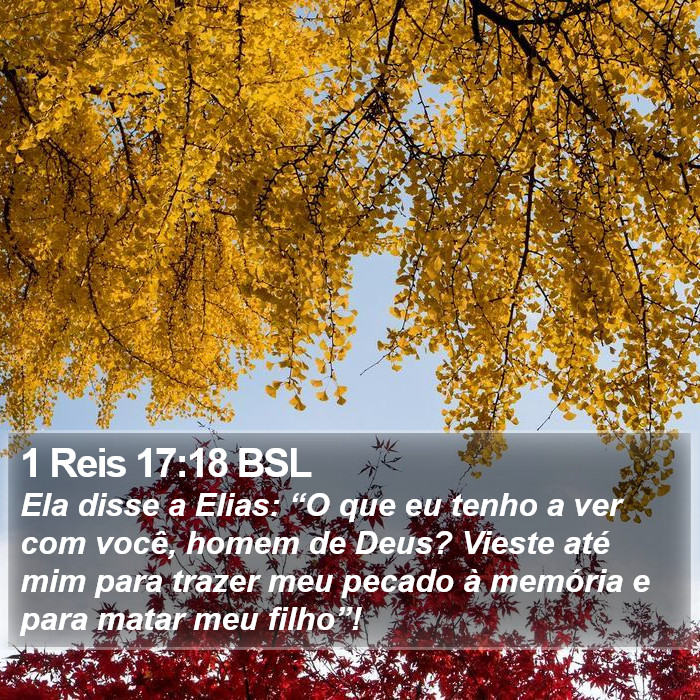 1 Reis 17:18 BSL Bible Study