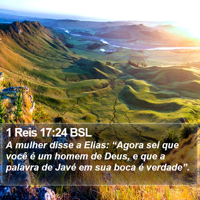 1 Reis 17:24 BSL Bible Study