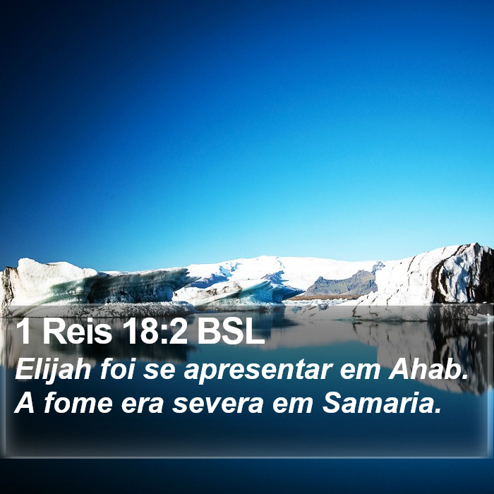 1 Reis 18:2 BSL Bible Study