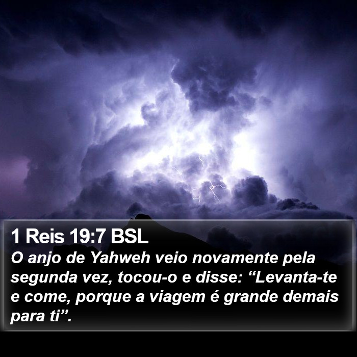 1 Reis 19:7 BSL Bible Study
