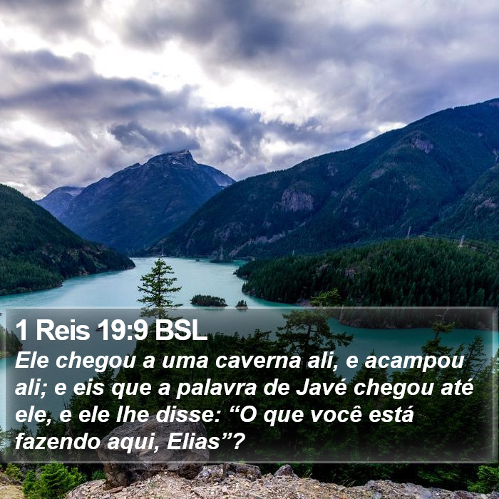 1 Reis 19:9 BSL Bible Study