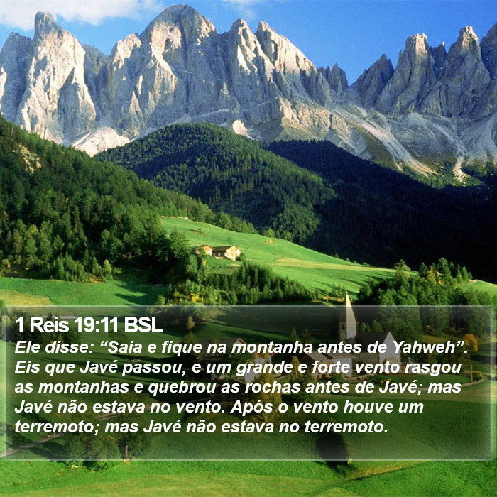 1 Reis 19:11 BSL Bible Study