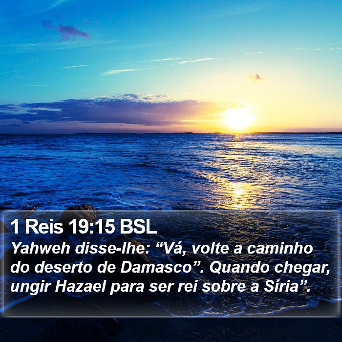 1 Reis 19:15 BSL Bible Study
