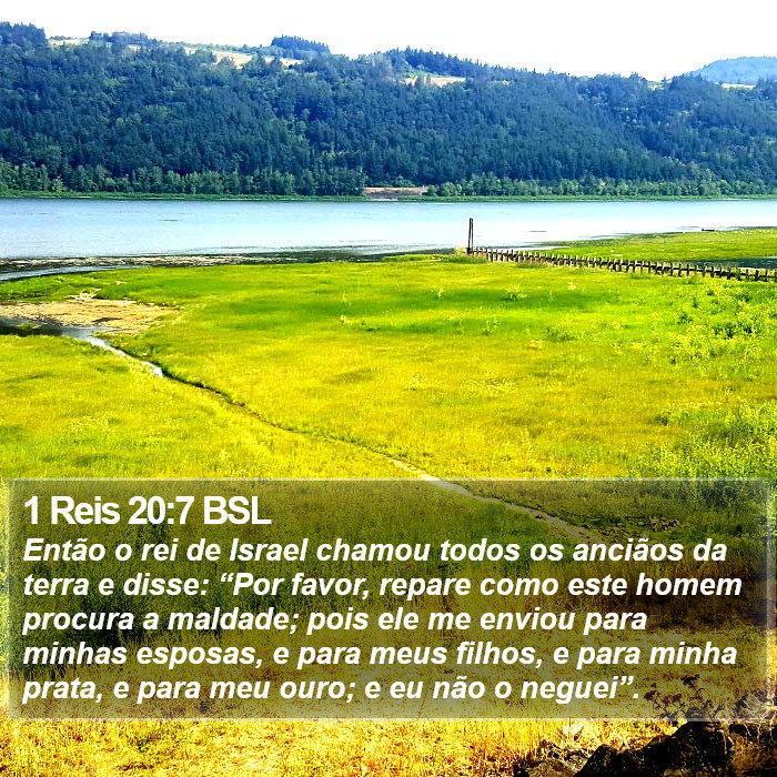 1 Reis 20:7 BSL Bible Study