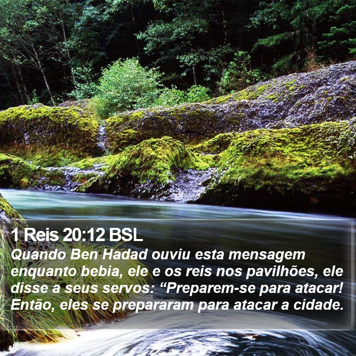 1 Reis 20:12 BSL Bible Study