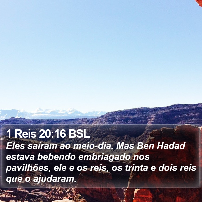 1 Reis 20:16 BSL Bible Study