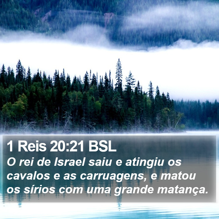 1 Reis 20:21 BSL Bible Study