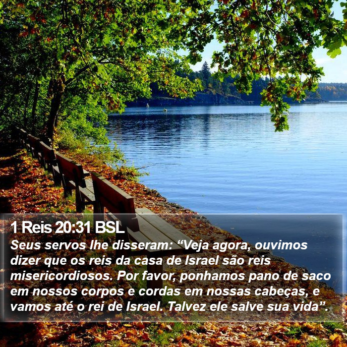 1 Reis 20:31 BSL Bible Study