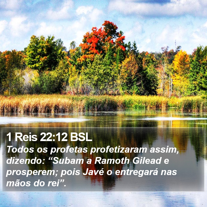 1 Reis 22:12 BSL Bible Study