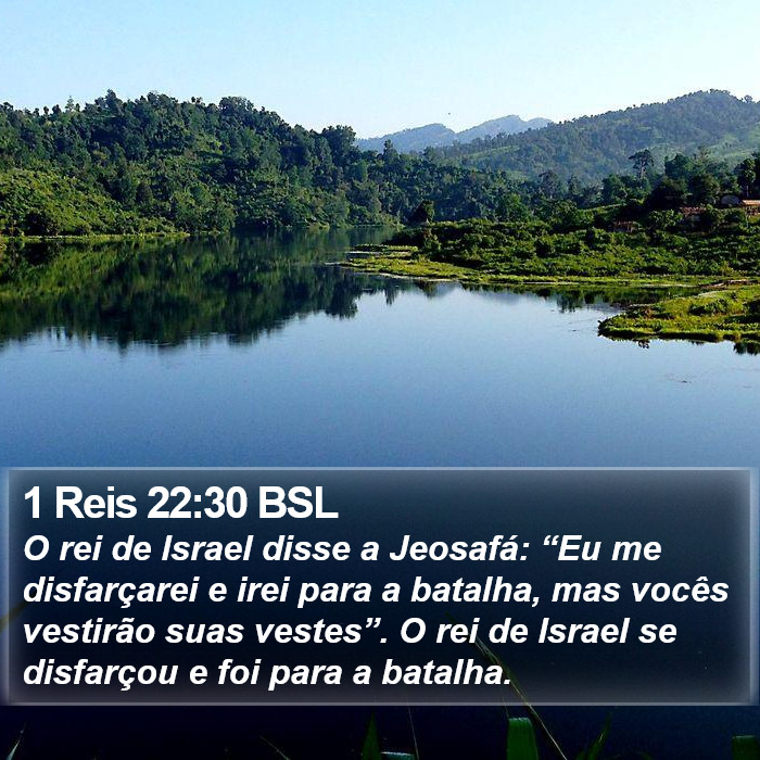 1 Reis 22:30 BSL Bible Study