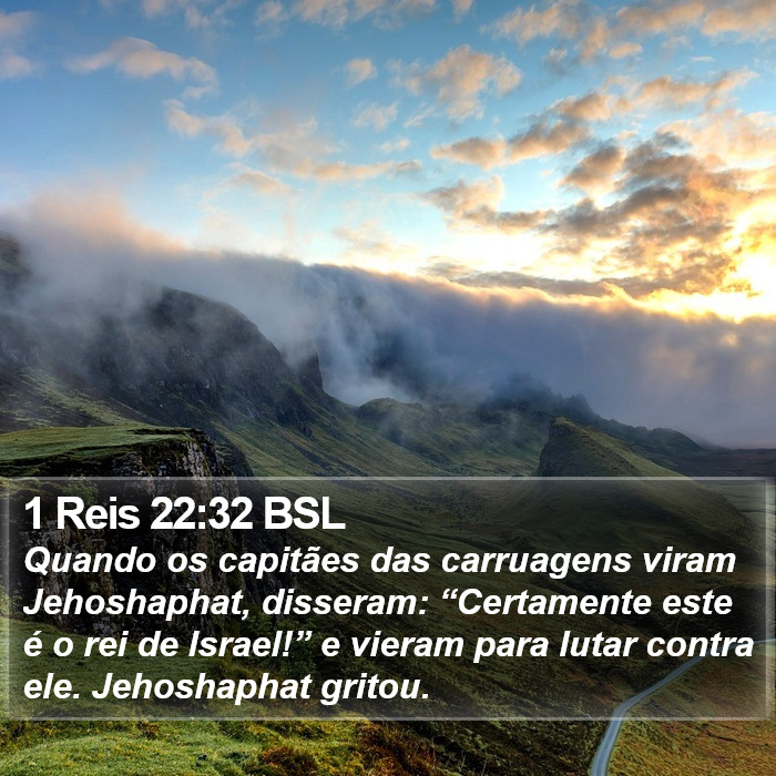 1 Reis 22:32 BSL Bible Study