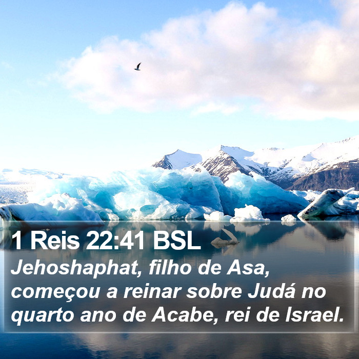 1 Reis 22:41 BSL Bible Study