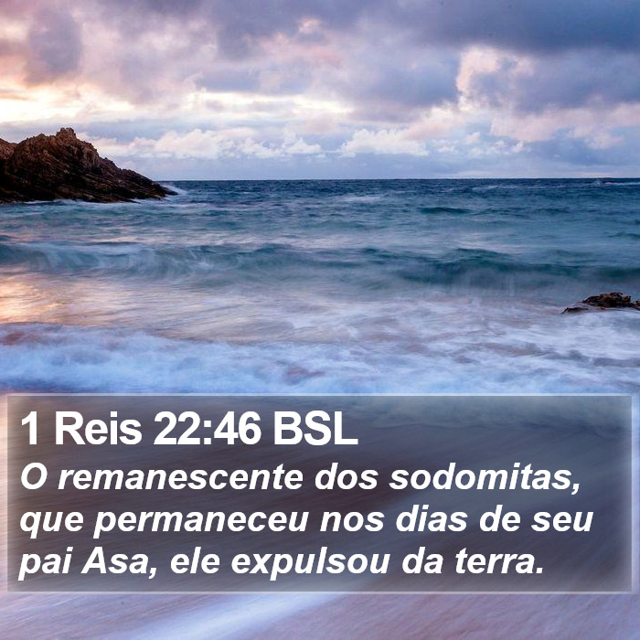 1 Reis 22:46 BSL Bible Study