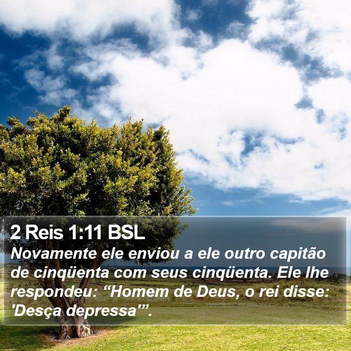 2 Reis 1:11 BSL Bible Study