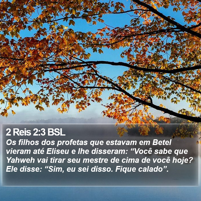 2 Reis 2:3 BSL Bible Study