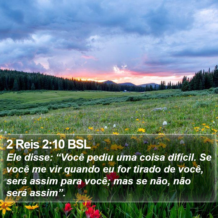 2 Reis 2:10 BSL Bible Study