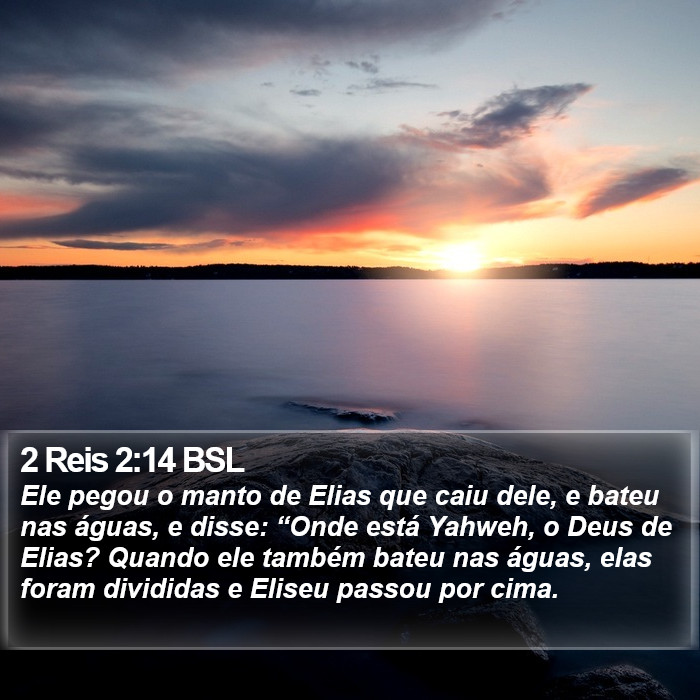 2 Reis 2:14 BSL Bible Study