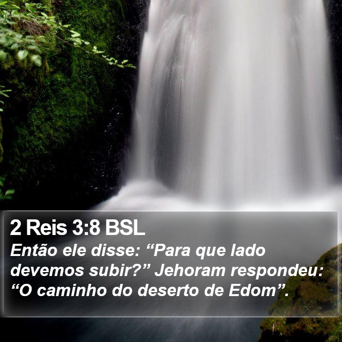 2 Reis 3:8 BSL Bible Study