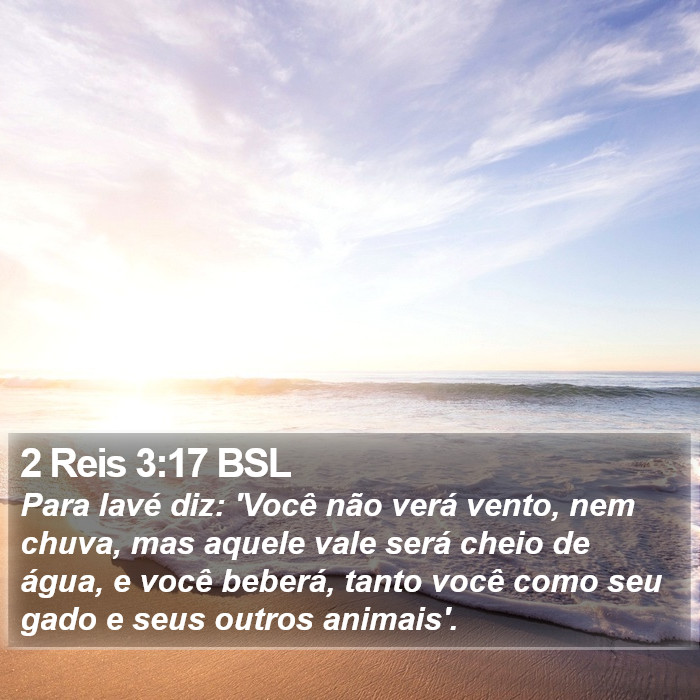2 Reis 3:17 BSL Bible Study