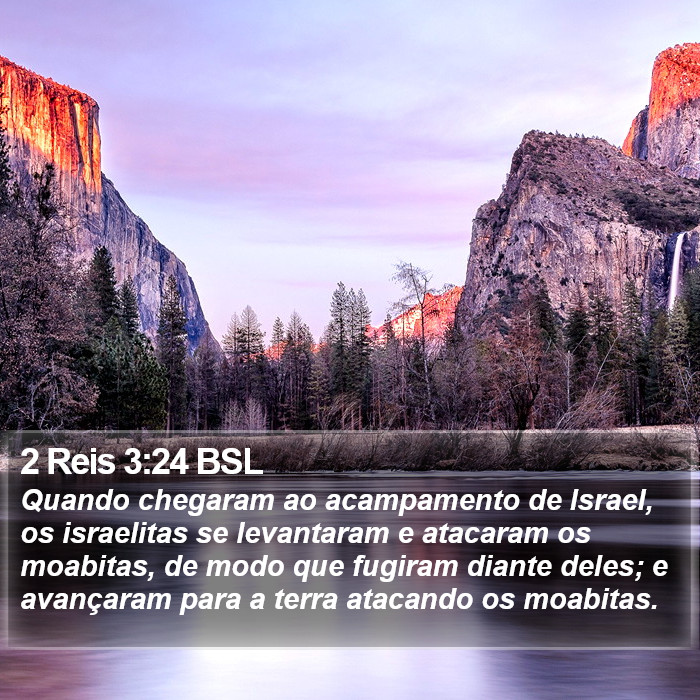 2 Reis 3:24 BSL Bible Study