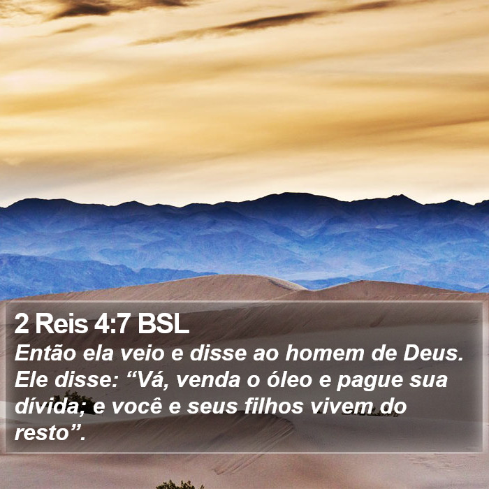 2 Reis 4:7 BSL Bible Study