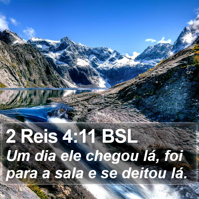 2 Reis 4:11 BSL Bible Study