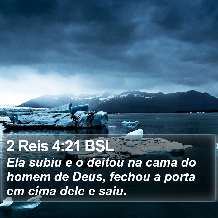 2 Reis 4:21 BSL Bible Study