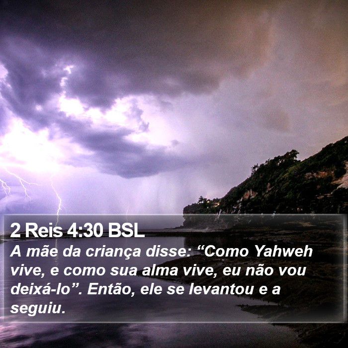 2 Reis 4:30 BSL Bible Study