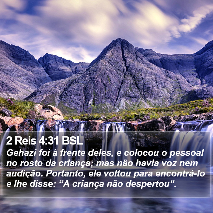 2 Reis 4:31 BSL Bible Study