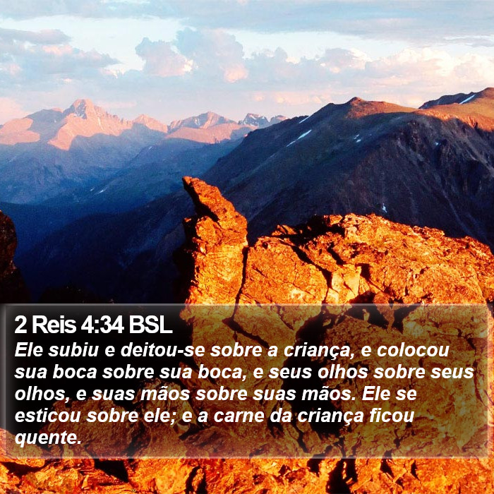 2 Reis 4:34 BSL Bible Study