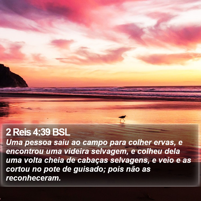 2 Reis 4:39 BSL Bible Study