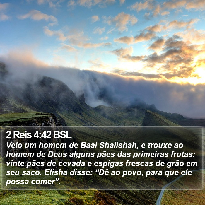 2 Reis 4:42 BSL Bible Study