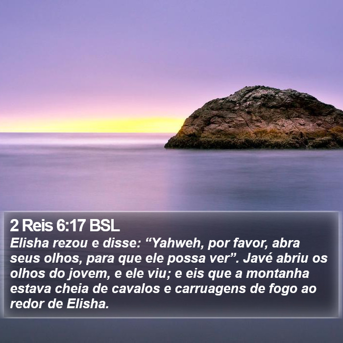 2 Reis 6:17 BSL Bible Study
