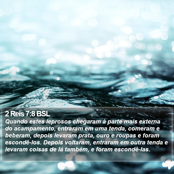 2 Reis 7:8 BSL Bible Study