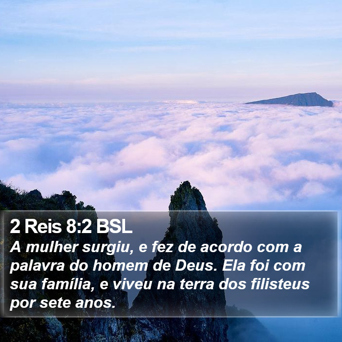 2 Reis 8:2 BSL Bible Study