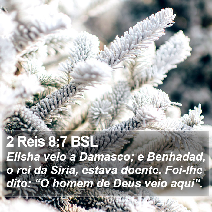 2 Reis 8:7 BSL Bible Study