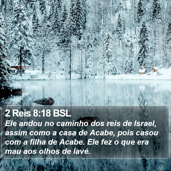 2 Reis 8:18 BSL Bible Study