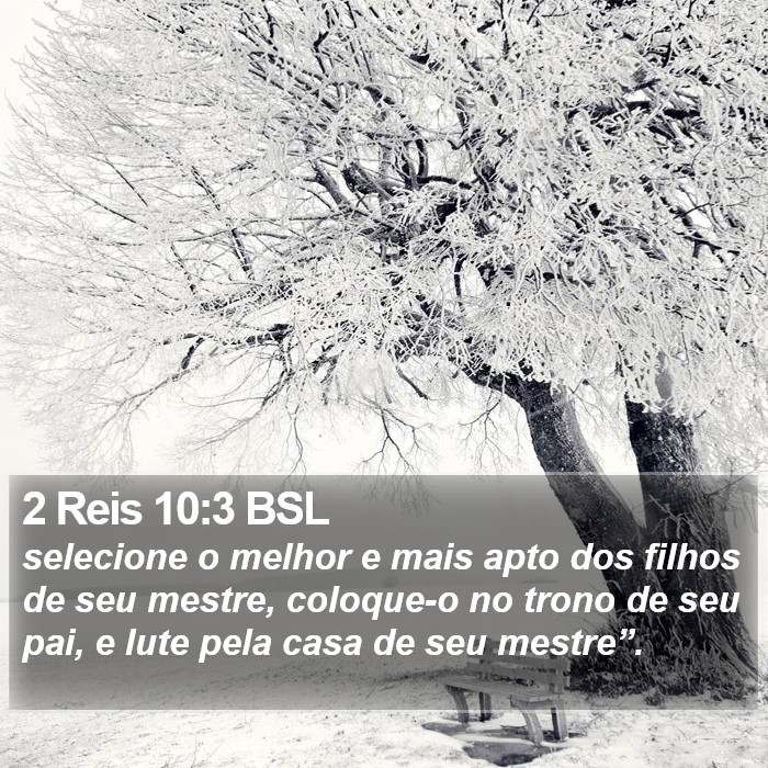 2 Reis 10:3 BSL Bible Study