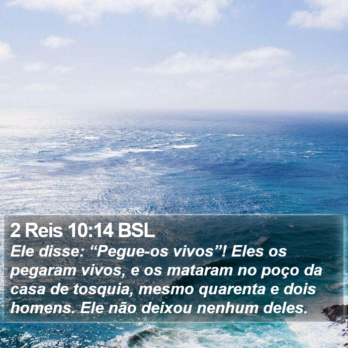 2 Reis 10:14 BSL Bible Study