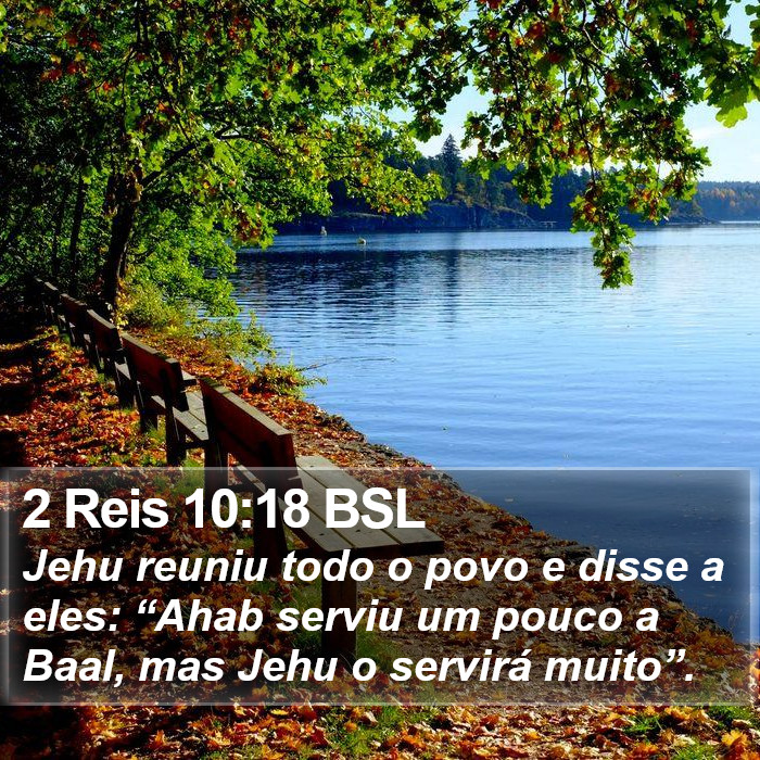 2 Reis 10:18 BSL Bible Study