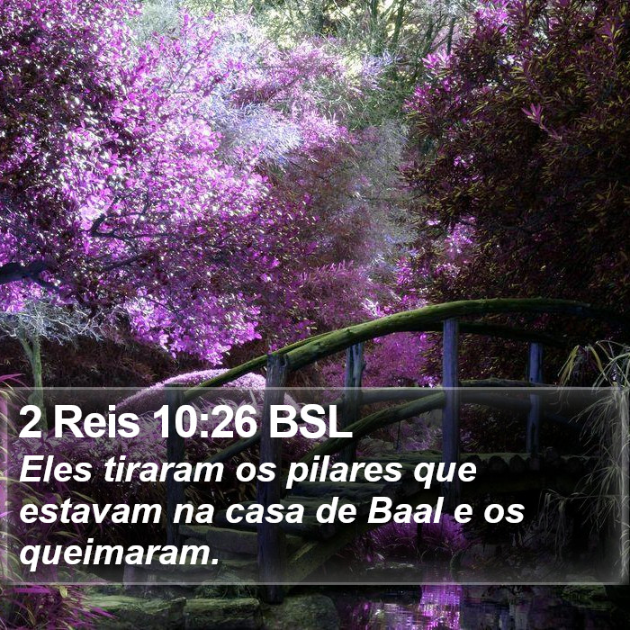 2 Reis 10:26 BSL Bible Study