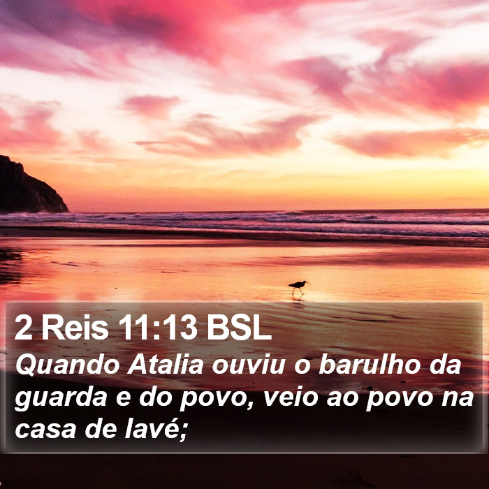 2 Reis 11:13 BSL Bible Study