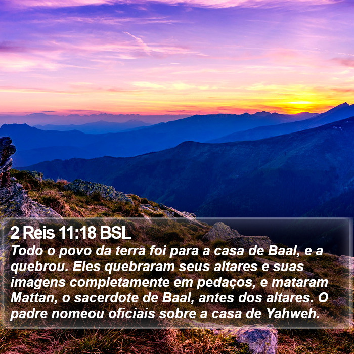 2 Reis 11:18 BSL Bible Study