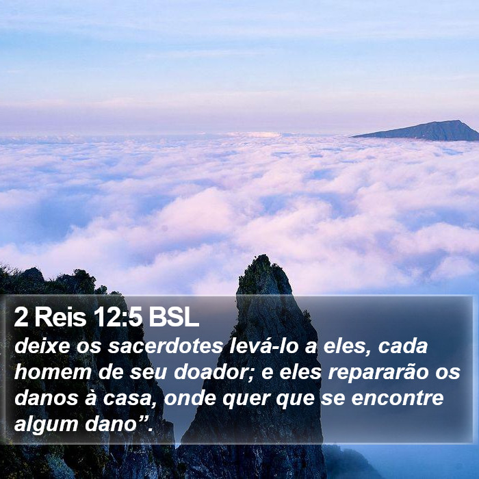 2 Reis 12:5 BSL Bible Study