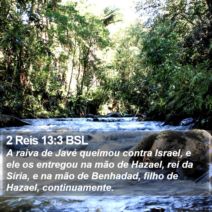 2 Reis 13:3 BSL Bible Study