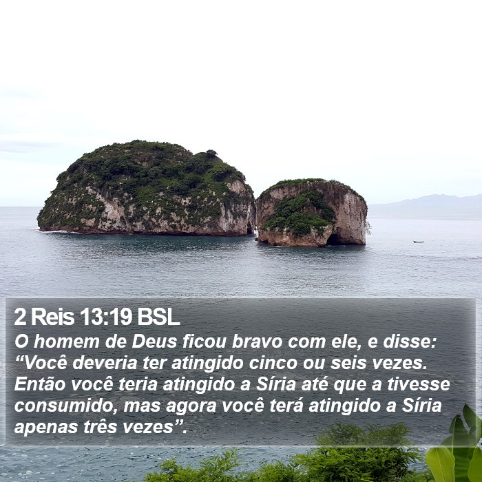 2 Reis 13:19 BSL Bible Study