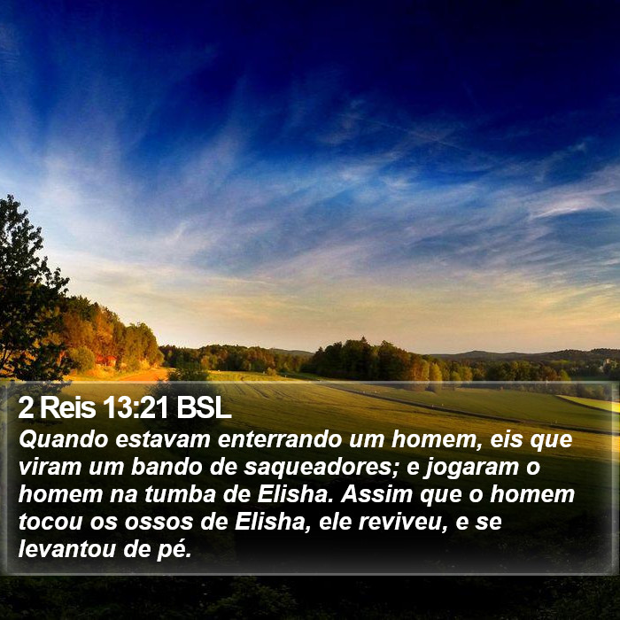 2 Reis 13:21 BSL Bible Study