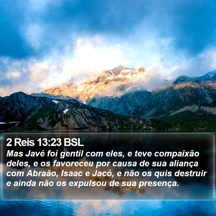 2 Reis 13:23 BSL Bible Study