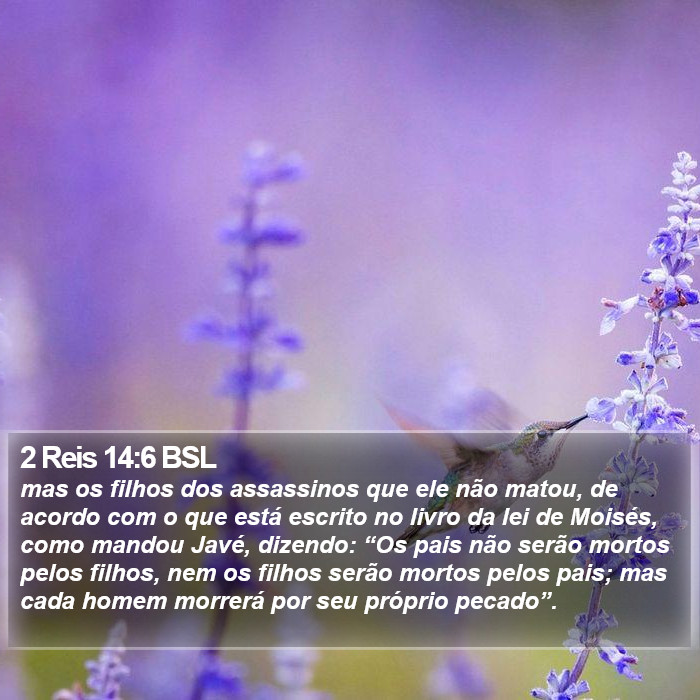 2 Reis 14:6 BSL Bible Study